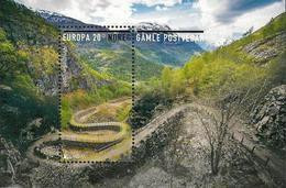 2020 - NORUEGA /NORWAY /NORWEGEN / NORVÈGE -EUROPA 2020 -RUTAS POSTALES ANTIGUAS - ANCIENT POSTAL ROUTES.-HOJITA BLOQUE - 2020