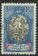 Liechtenstein 1925 Michel Nummer 64I Gestempelt - Gebraucht