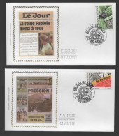 FDC Zijde : Nr 2547/48 Stempel: 4800 Verviers - 1991-2000