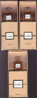 Lot 3 Miniature Ancienne Parfum Chanel - Allure - Parfum - Pleine Avec Boite 1,5 Ml ( Boite Ou Bouteilles Differentes ) - Miniatures Femmes (avec Boite)