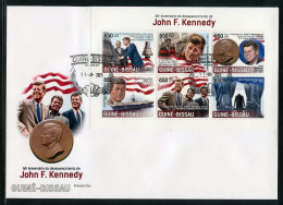 Guinea Bissau 2023, Kennedy, 6val In BF In FDC - Kennedy (John F.)