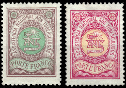 PORTUGAL - Timbres De Franchise / Free Frank Stamps "Assistencia Nacional Aos Tuberculosos" For 1904 & 1905 - Mi.1& 2 - Ongebruikt