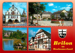 73212741 Brilon Rathaus Marktplatz Kurpark Fachwerkhaus Brilon - Brilon