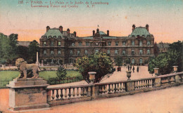 FRANCE - Paris - Le Palais Et Le Jardin Du Luxembourg - Luxembourg Palace And Garden - A P - Carte Postale Ancienne - Parcs, Jardins