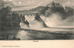 SUISSE - Rheinfall - Neuhausen Am Rheinfall - Pont - Carte Postale Ancienne - Neuhausen Am Rheinfall
