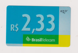 BRASIL -  RS 2,33 Inductive  Phonecard - Brésil