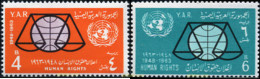 294534 MNH YEMEN. República árabe 1963 15 ANIVERSARIO DE LA DECLARACION UNIVERSAL DE LOS DERECHOS DEL HOMBRE - Yémen