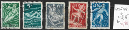 PAYS-BAS 499 à 503 Oblitérés Côte 3.25 € - Used Stamps