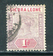 SIERRA LEONE- Y&T N°32- Oblitéré - Sierra Leone (...-1960)