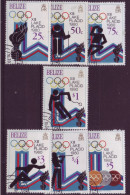 Amérique - Bélize - 1980 Lake Placid - Olympic Games Winter  - 7 Timbres Différents - 6578 - Belize (1973-...)