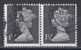 Grande Bretagne - 1971 - 1980 -  Elisabeth II -  Y&T N °  607  Paire  Oblitérée - Gebruikt
