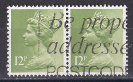 Grande Bretagne - 1971 - 1980 -  Elisabeth II -  Y&T N °  902  Paire  Oblitérée - Gebruikt
