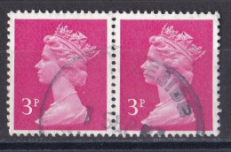 Grande Bretagne - 1971 - 1980 -  Elisabeth II -  Y&T N °  965  Paire  Oblitérée - Usados