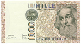 1000 LIRE MARCO POLO LETTERA C 14/03/1984 FDS - Otros & Sin Clasificación