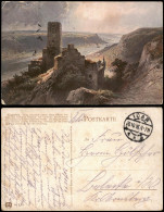 Ansichtskarte Kaub Burg Gutenfels Ca 1916 - Kaub