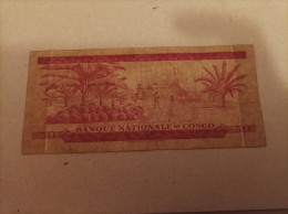 Billete De Congo De 50 Makuta, Año 1970 - Republiek Congo (Congo-Brazzaville)