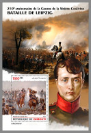 DJIBOUTI 2023 MNH Battle Of Leipzig Napoleon Völkerschlacht S/S – OFFICIAL ISSUE – DHQ2410 - Révolution Française