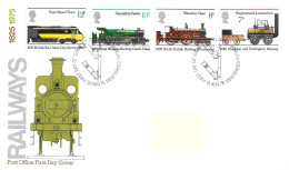 1975 Railways Addressed FDC Tt - 1971-1980 Em. Décimales