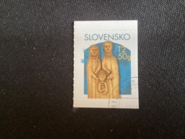 SK 2023 Yvert 895 Oblitéré Auto Adhésif Noël  Sculpture Sur Bois Vierge Marie, Joseph Et Le Petit Jésus - Used Stamps