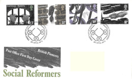 1976 Social Reformers Addressed FDC Tt - 1971-1980 Decimal Issues