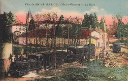 87 - HAUTE-VIENNE - SAINT-MATHIEU - La Gare - 10475 - Saint Mathieu