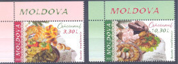 2023. Moldova, Christmas, Traditional National Cuisine, 2v,  Mint/** - Moldavië