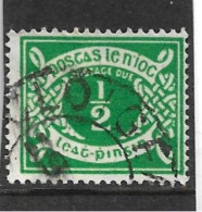 IRELAND 1925 ½d POSTAGE DUE SG D1 FINE USED Cat £22 - Segnatasse