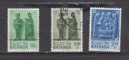 CONGO KATANGA 1961 YT N° 52 54 57 - Ungebraucht