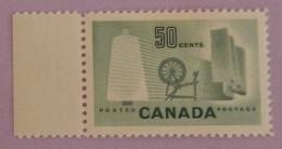 CANADA YT 266 NEUF*MH AVEC BDF "INDUSTRIE TEXTILE" ANNÉE 1953 - Neufs
