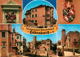 73203400 Ladenburg Historischer Bischofshof Wappen Ladenburg - Ladenburg