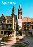 73203394 Ladenburg Marktplatz Madonnenbrunnen Altstadt Fachwerkhaeuser Kirche La - Ladenburg