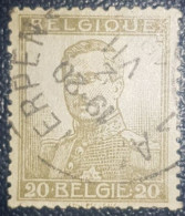 Belgium King Albert 20C Used Postmark Stamp Antwerp 1912 Two Buttons On Uniform - Autres & Non Classés