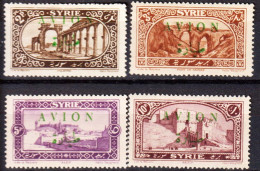 Siria 1925 Y.T.A26/29 */MH VF/F - Poste Aérienne