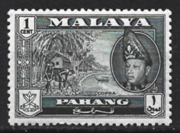 Malaya - Pahang 1957. Scott #72 (MH) Sultan Abu Bakar And Copra - Pahang