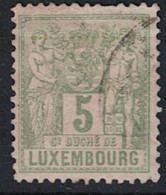 Luxemburg - Allegorische Zeichnung (MiNr: 48 D) 1882 - Gest Used Obl - 1882 Allegorie