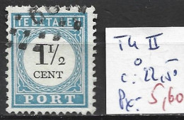 PAYS-BAS TAXE 4 ( II ) Oblitéré Côte 22.50 € - Postage Due