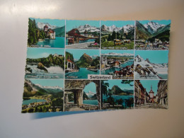 SWITZERLAND POSTCARDS  HORW 1959 PANORAMA EUROPA STAMPS  HORW - Horw