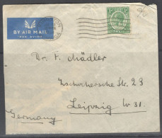 Jamaica. Stamp Sc. 101 On Letter, Sent From Kingston Jamaica On 29.08.1938 To Germany. - Jamaïque (...-1961)