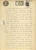 España Spain Variedad 239 1898 Papel Sellado Notarial Fiscal - Autres & Non Classés