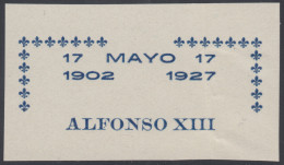 España Spain Variedad 372 (363/72) 1927 Improntas Alfonso XIII - Autres & Non Classés