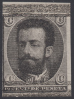 España Spain Variedad 129 1872 Prueba Amadeo Saboya Galvez 844 - Andere & Zonder Classificatie