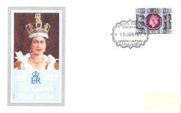 1977 Silver Jubilee (2) Addressed FDC Tt - 1971-1980 Em. Décimales