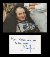 Jean-Pierre Haigneré - Spationaute Français - Carte Dédicacée + Photo - Aviateurs & Astronautes