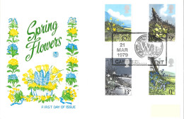 1979 Flowers (2) Addressed FDC Tt - 1971-1980 Decimal Issues