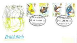 1980 Birds Addressed FDC Tt - 1971-1980 Decimal Issues