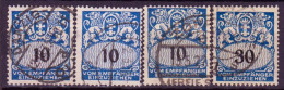 Stamps Danzig 1923-28 POSTAGE DUE STAMPS USED Lot18 - Portomarken