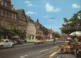 72530825 Friedberg Hessen Wochenmarkt An Der Kaiser-Strasse Mit Burg Friedberg - Friedberg