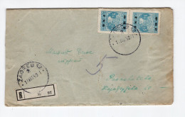 1950. YUGOSLAVIA,CROATIA,ZAGREB,RECORDED COVER TO RANKOVIĆEVO / KRALJEVO - Briefe U. Dokumente