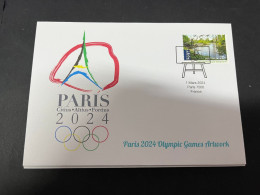 8-3-2024 (2 Y 30) Paris Olympic Games 2024 - 1 (of 12 Covers Series) For The Paris 2024 Olympic Games Artwork - Zomer 2024: Parijs