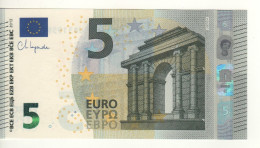 5 EURO  "France"    Ch.Lagarde    U 009 D4   UD3195927504  /  FDS - UNC - 5 Euro